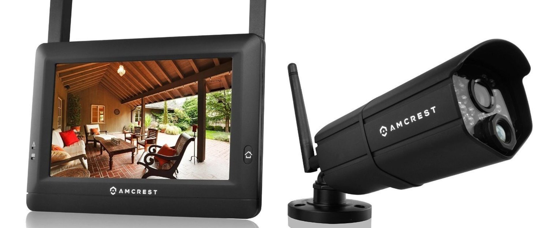 home securing camera and screen